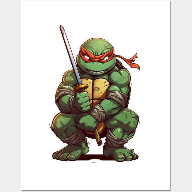 The Teenage Mutant Ninja Turtles Wall Art by gblackid